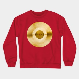 Gold Vinyl Crewneck Sweatshirt